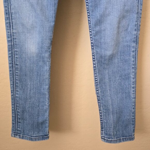 Hudson Collin Flap Skinny Crop Denim Jeans in Adventure Blue - Picture 5 of 15